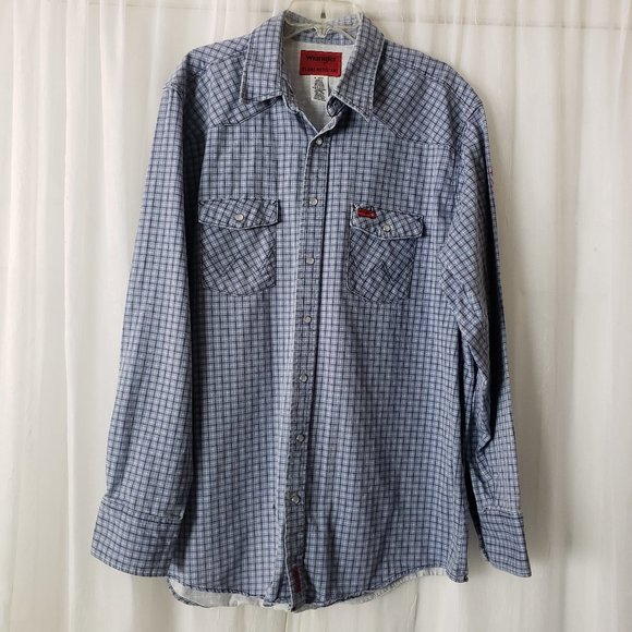 wrangler fire resistant shirts